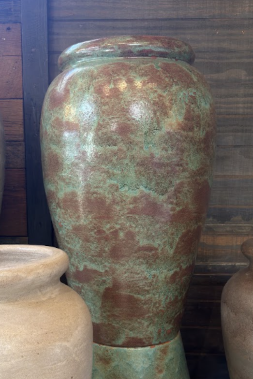 Egyptian Urn ceramic planter at Casa Del Lobo