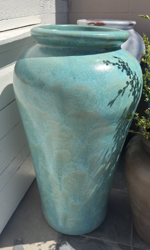 Palermo Urn ceramic planter at Casa Del Lobo