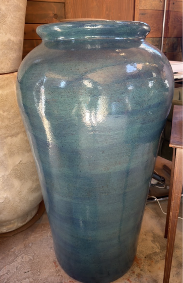 Anzio Urn ceramic planter at Casa Del Lobo