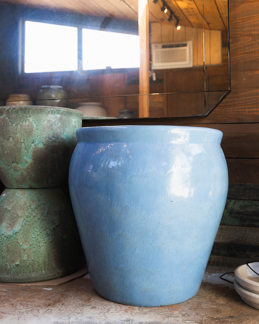 Pescara ceramic planter at Casa Del Lobo